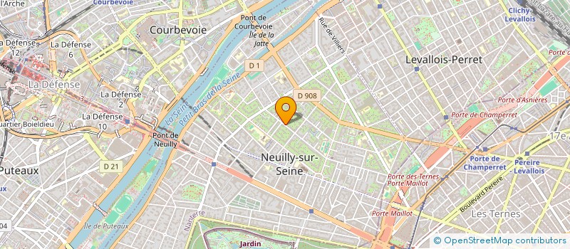 localisation de l'entreprise NEWTOWN PARTNER à NEUILLY-SUR-SEINE
