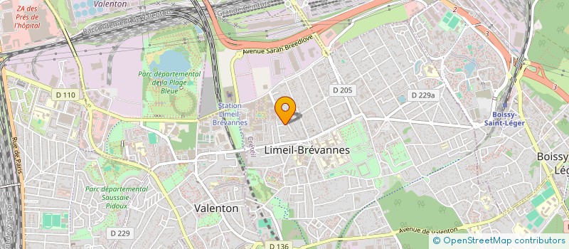 localisation de l'entreprise NEWTRACK à LIMEIL-BREVANNES