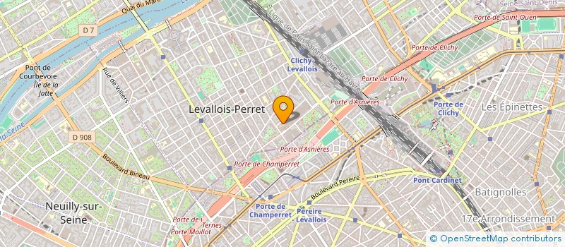 localisation de l'entreprise NEWVISION SECURITY à LEVALLOIS-PERRET