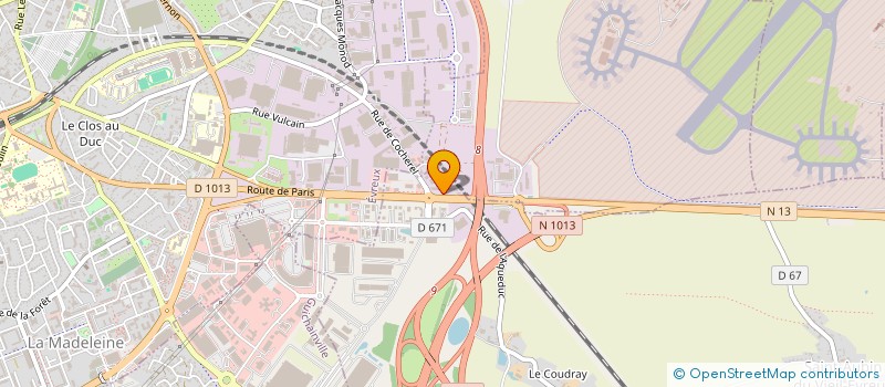 localisation de l'entreprise NEWWELL FRANCE  LE VIEIL-EVREUX