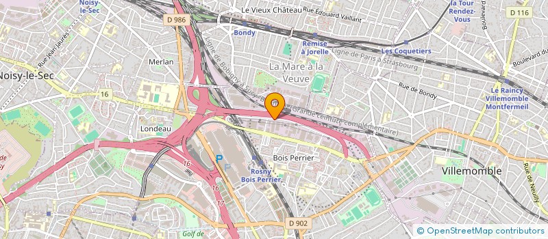 localisation de l'entreprise NEWYORKHOTELS à ROSNY-SOUS-BOIS