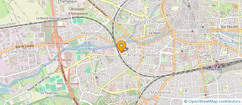 localisation de l'entreprise NEX BAT  RENNES