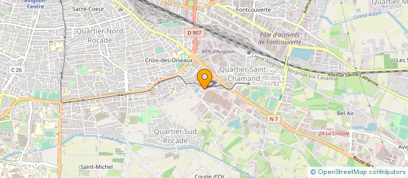 localisation de l'entreprise NEX & CO  AVIGNON