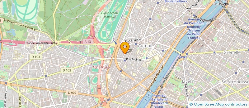 localisation de l'entreprise NEX & COM à PARIS