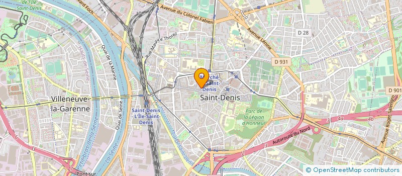 localisation de l'entreprise NEX EXO à SAINT-DENIS