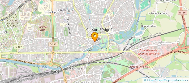 localisation de l'entreprise NEX RECORDS  CESSON-SEVIGNE