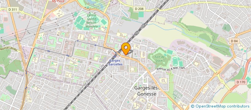 localisation de l'entreprise NEXA à GARGES-LES-GONESSE