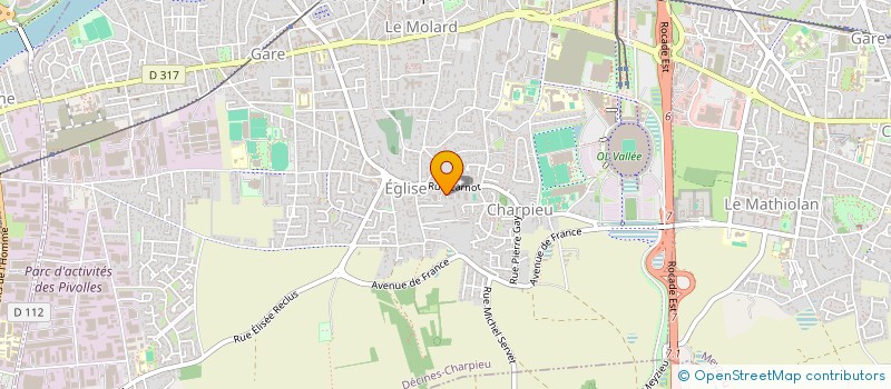 localisation de l'entreprise NEXA  DECINES-CHARPIEU