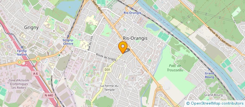 localisation de l'entreprise NEXA  RIS-ORANGIS