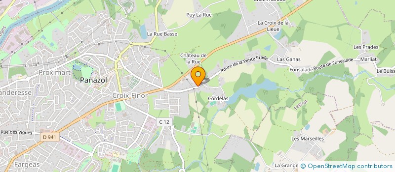 localisation de l'entreprise NEXA à PANAZOL