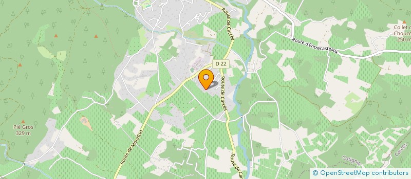 localisation de l'entreprise NEXA SYSTEM  COTIGNAC