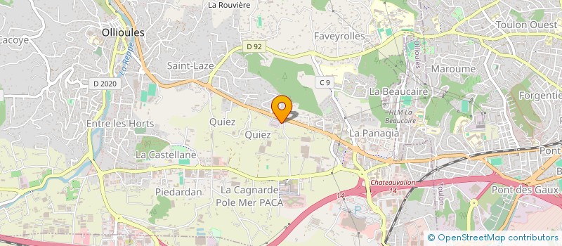 localisation de l'entreprise NEXADOM à OLLIOULES