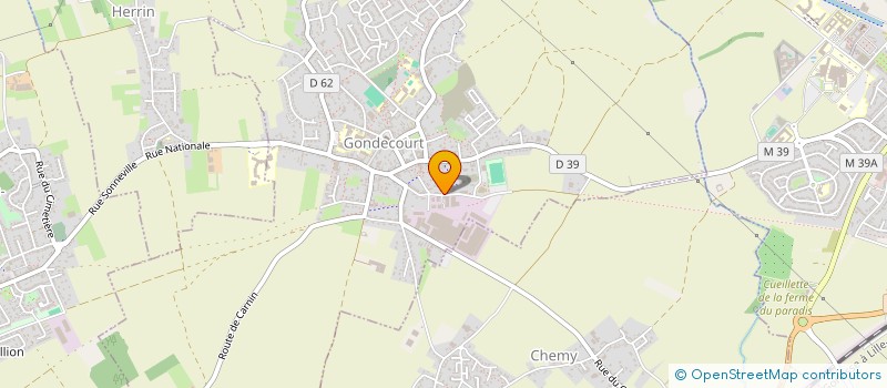 localisation de l'entreprise NEXAIR à GONDECOURT