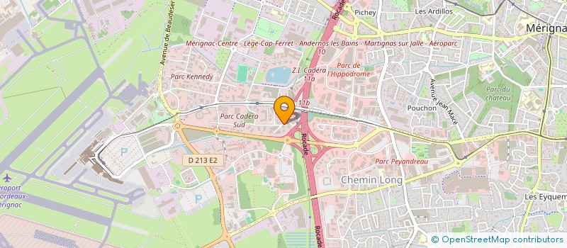 localisation de l'entreprise NEXALIA AQUITAINE à MERIGNAC