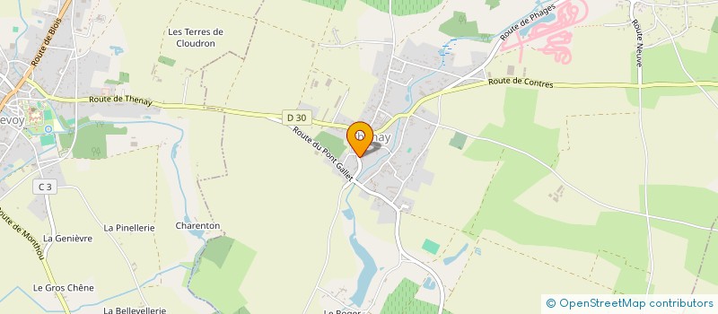 localisation de l'entreprise NEXALL à LE CONTROIS-EN-SOLOGNE