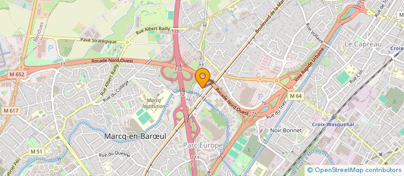 localisation de l'entreprise NEXANTIS à WASQUEHAL