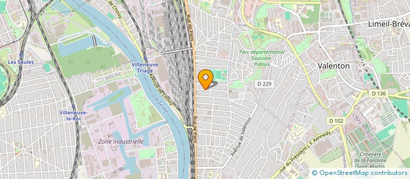 localisation de l'entreprise NEXCAB à VILLENEUVE-SAINT-GEORGES