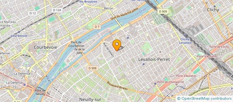 localisation de l'entreprise NEXCO EXPERTS COMPTABLES à LEVALLOIS-PERRET