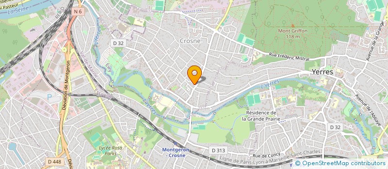 localisation de l'entreprise NEXCYBER CONSEIL  CROSNE