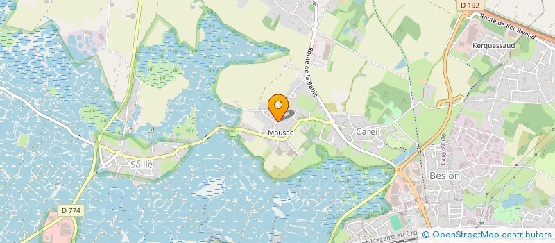 localisation de l'entreprise NEXE  GUERANDE