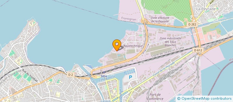 localisation de l'entreprise NEXEA ENERGIE  SETE