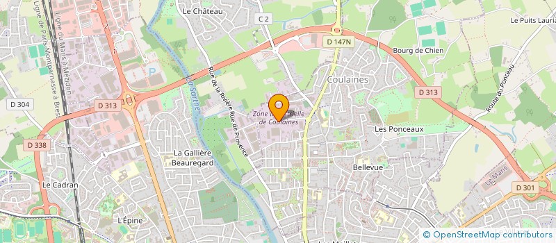 localisation de l'entreprise NEXECUR ASSISTANCE à COULAINES
