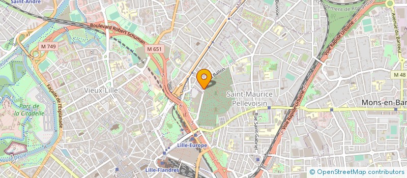 localisation de l'entreprise NEXEDI à LA MADELEINE