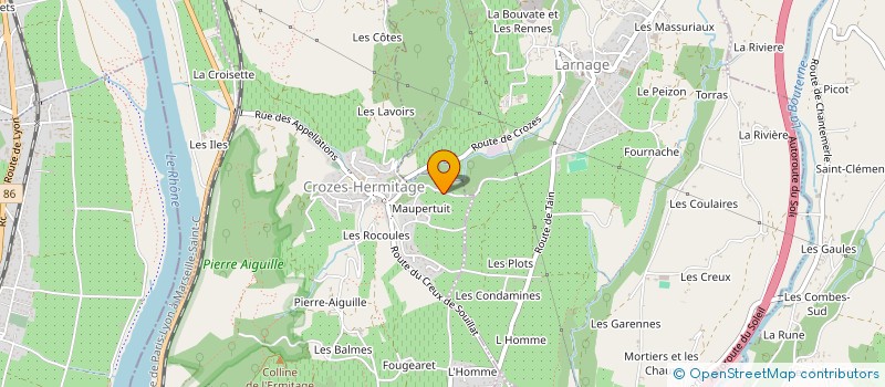 localisation de l'entreprise NEXEL  CROZES-HERMITAGE