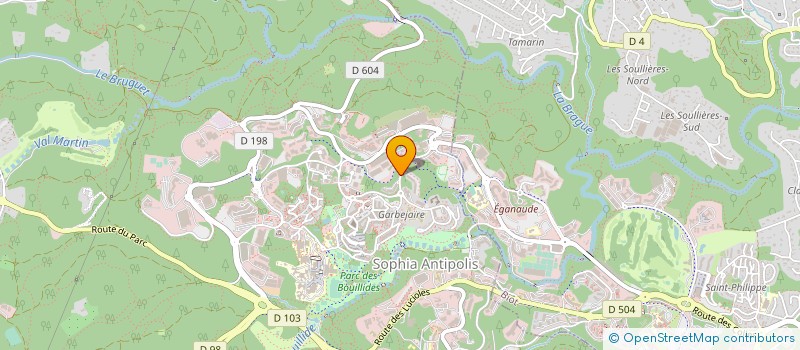 localisation de l'entreprise NEXESS à VALBONNE