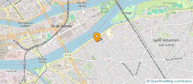 localisation de l'entreprise NEXFLY à SAINT-SEBASTIEN-SUR-LOIRE