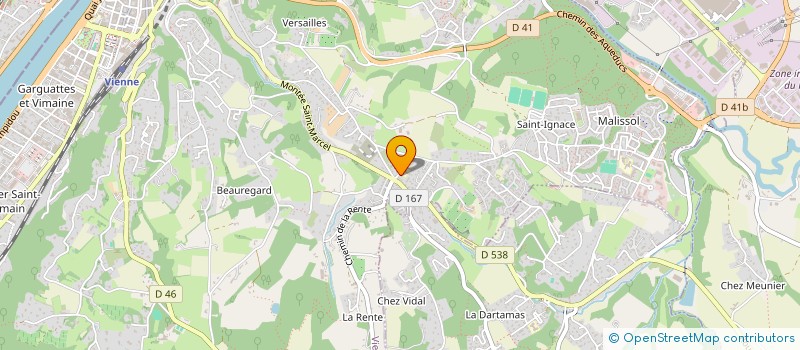 localisation de l'entreprise NEXHAB  VIENNE