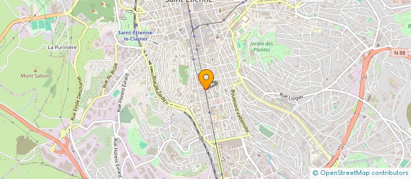 localisation de l'entreprise NEXIA à SAINT-ETIENNE