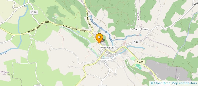 localisation de l'entreprise NEXIA ASURANCES  AURIGNAC