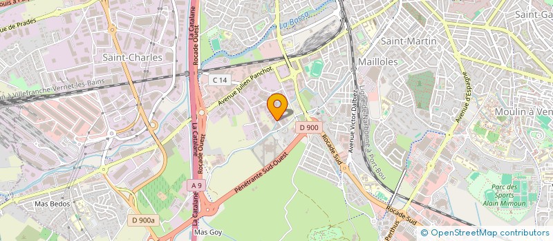 localisation de l'entreprise NEXIA INFORMATIQUE  PERPIGNAN