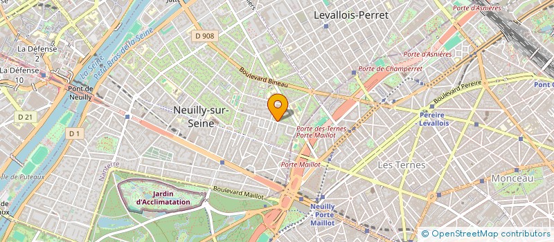 localisation de l'entreprise NEXIAD SARL à NEUILLY-SUR-SEINE