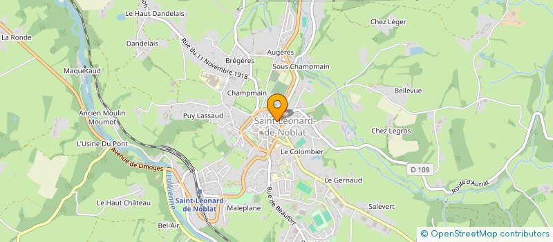 localisation de l'entreprise NEXIATECH  SAINT-LEONARD-DE-NOBLAT