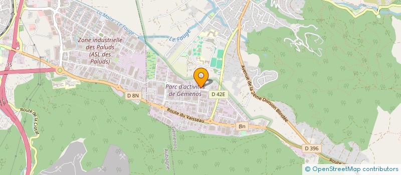 localisation de l'entreprise NEXIMM BERTAGNE  GEMENOS