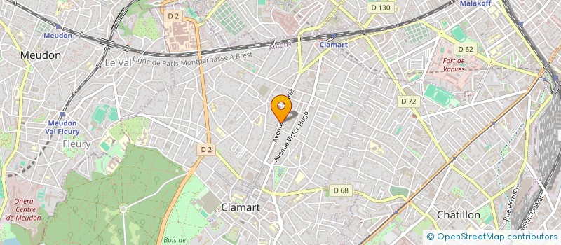 localisation de l'entreprise NEXIO MARCHES PUBLICS à CLAMART