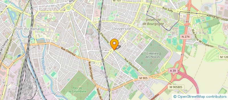 localisation de l'entreprise NEXIS HOLDING à DIJON