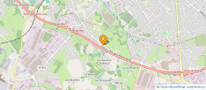 localisation de l'entreprise NEXISOL à BOUGUENAIS
