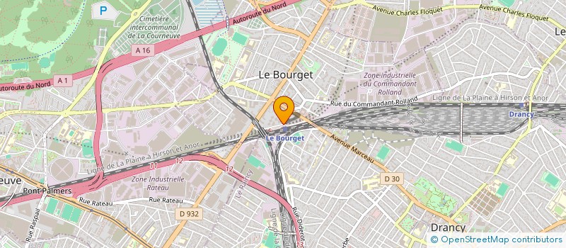 localisation de l'entreprise NEXITA PARIS à LE BOURGET