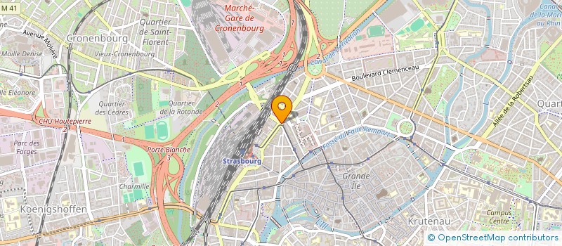localisation de l'entreprise NEXITY EST à STRASBOURG
