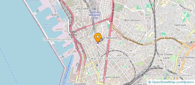 localisation de l'entreprise NEXITY REGION SUD à MARSEILLE
