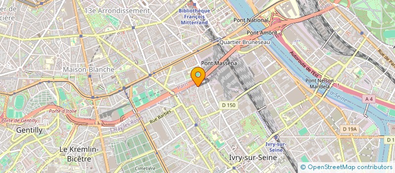 localisation de l'entreprise NEXLAND FRANCE  IVRY-SUR-SEINE