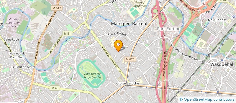 localisation de l'entreprise NEXO à MARCQ-EN-BARŒUL