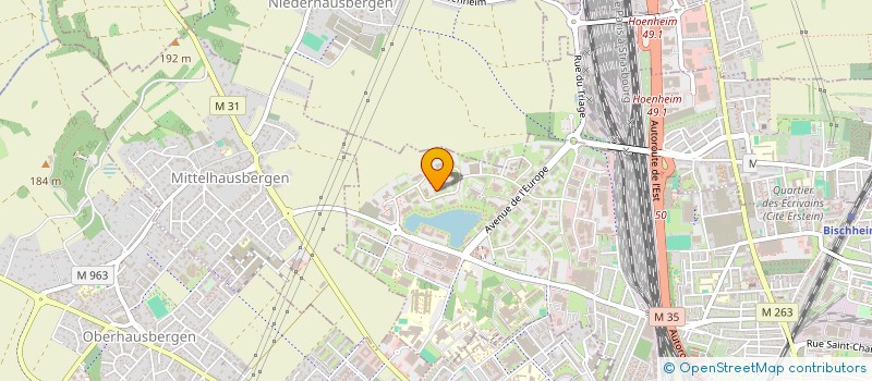 localisation de l'entreprise NEXOFFICE - FINANCEMENT PARTICIPATIF  SCHILTIGHEIM