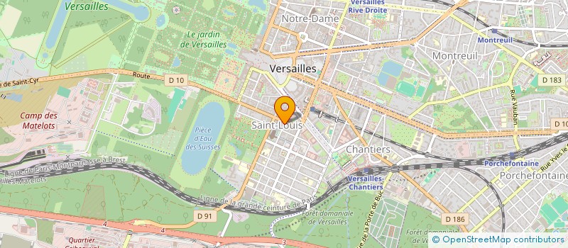 localisation de l'entreprise NEXOMARA HOLDING à VERSAILLES