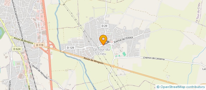 localisation de l'entreprise NEXON à LA TOUR-DU-CRIEU