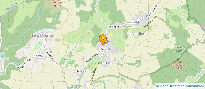 localisation de l'entreprise NEXORA  LAPS