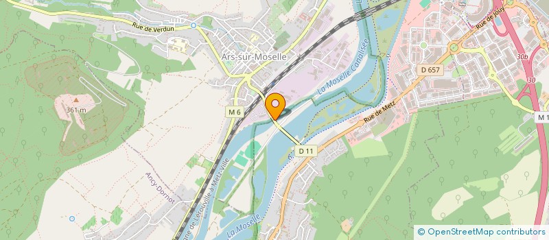 localisation de l'entreprise NEXORIA  ARS-SUR-MOSELLE